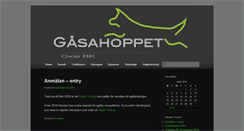 Desktop Screenshot of gasahoppet.ozzy.se
